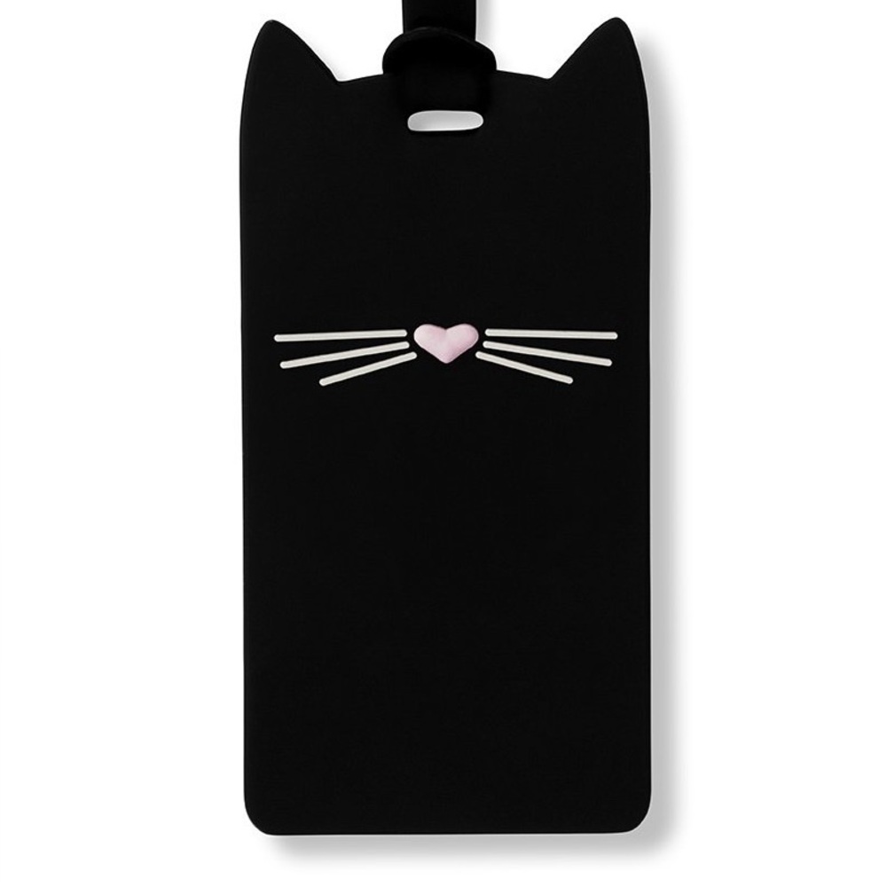 Kate Spade Black Cat Luggage Tag
